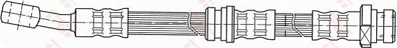 TRW PHD704 - Спирачен маркуч vvparts.bg