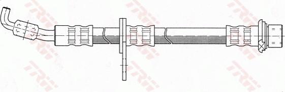 TRW PHD706 - Спирачен маркуч vvparts.bg