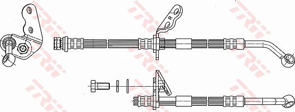 TRW PHD7085 - Спирачен маркуч vvparts.bg