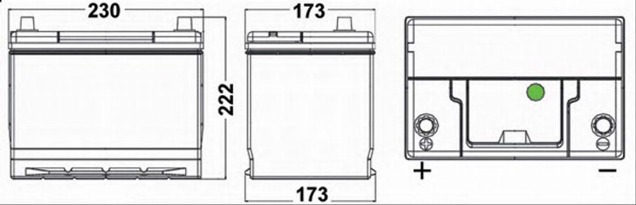 Tudor TA655 - Стартов акумулатор vvparts.bg