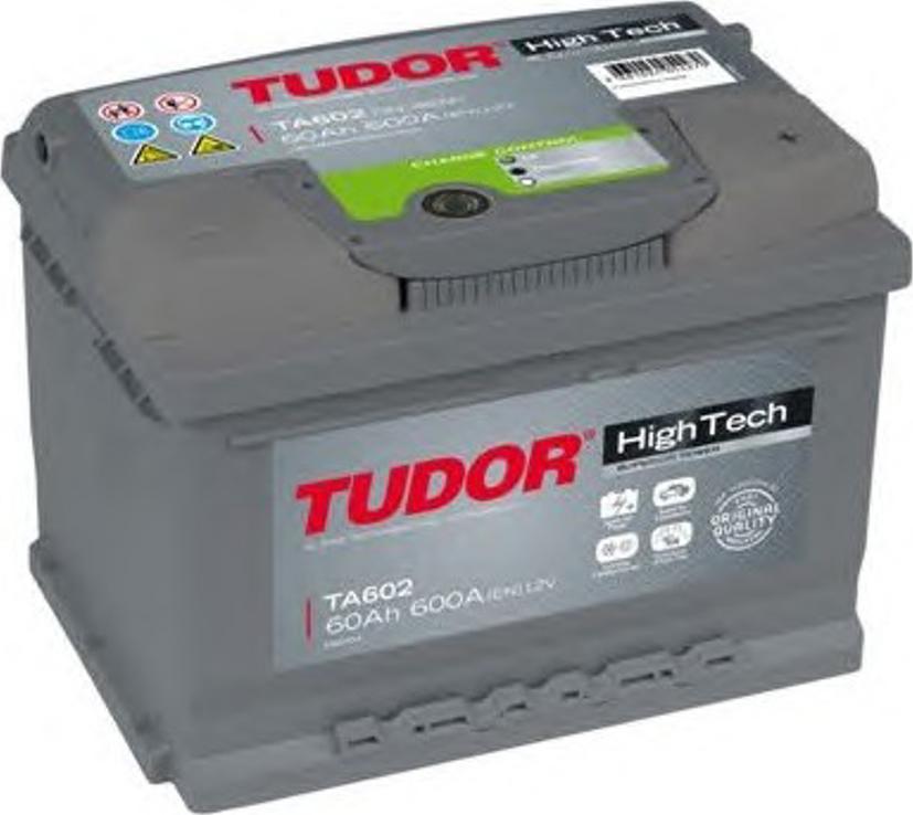 Tudor TA602 - Стартов акумулатор vvparts.bg