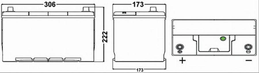 Tudor TA1005 - Стартов акумулатор vvparts.bg