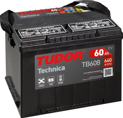 Tudor TB608 - Стартов акумулатор vvparts.bg
