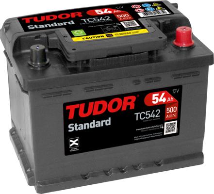 Tudor TC542 - Стартов акумулатор vvparts.bg