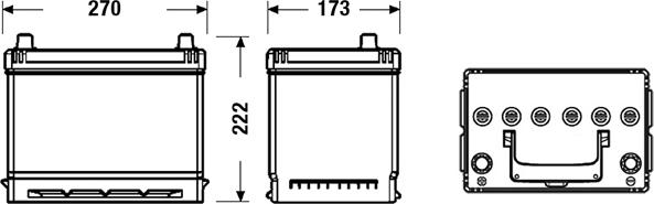 Tudor TC605 - Стартов акумулатор vvparts.bg