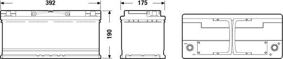 Tudor TK1060 - Стартов акумулатор vvparts.bg