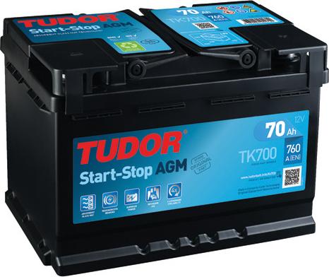 Tudor TK700 - Стартов акумулатор vvparts.bg