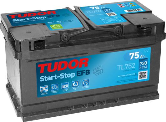 Tudor TL752 - Стартов акумулатор vvparts.bg