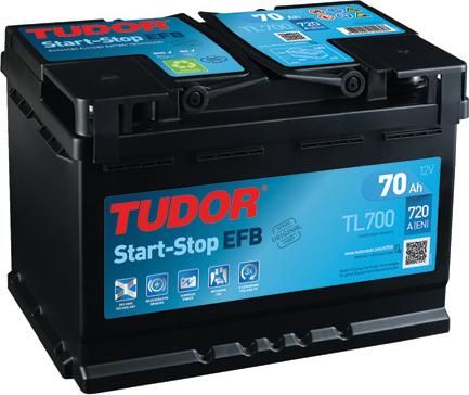 Tudor TL700 - Стартов акумулатор vvparts.bg