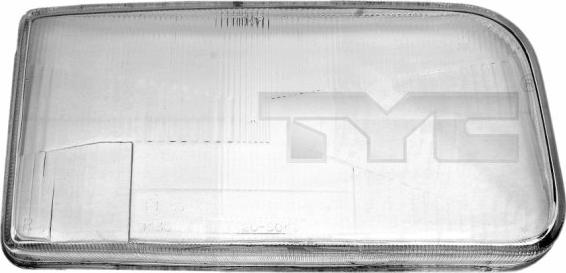 TYC 20-5050-LA-1 - Оптично стъкло, главен фар vvparts.bg