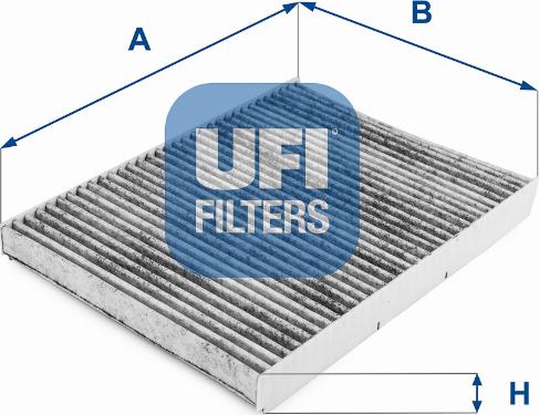 UFI 54.109.00 - Филтър купе (поленов филтър) vvparts.bg