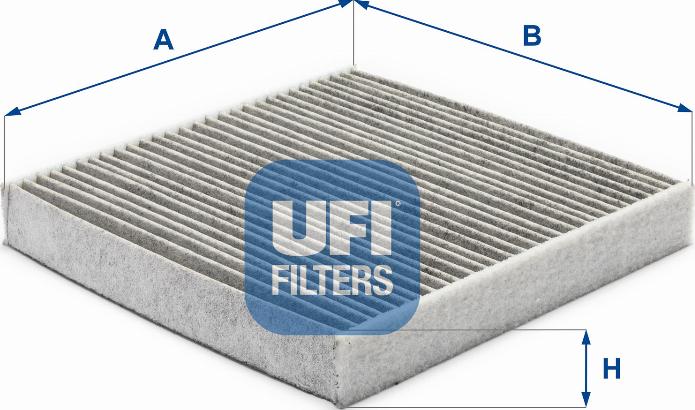 UFI 54.122.00 - Филтър купе (поленов филтър) vvparts.bg