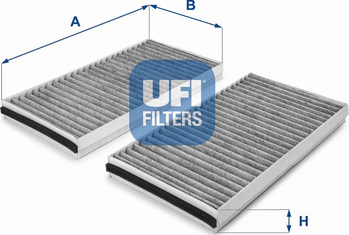 UFI 54.127.00 - Филтър купе (поленов филтър) vvparts.bg