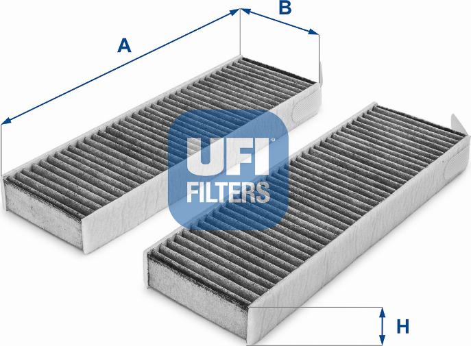 UFI 54.172.00 - Филтър купе (поленов филтър) vvparts.bg