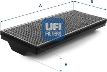 UFI 54.345.00 - Филтър купе (поленов филтър) vvparts.bg