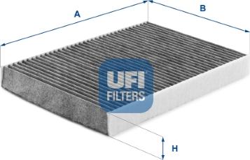 UFI 54.348.00 - Филтър купе (поленов филтър) vvparts.bg