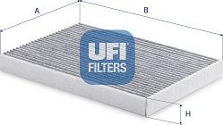 UFI 54.350.00 - Филтър купе (поленов филтър) vvparts.bg