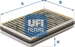 UFI 54.322.00 - Филтър купе (поленов филтър) vvparts.bg