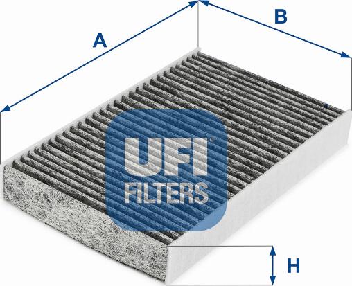 UFI 54.285.00 - Филтър купе (поленов филтър) vvparts.bg