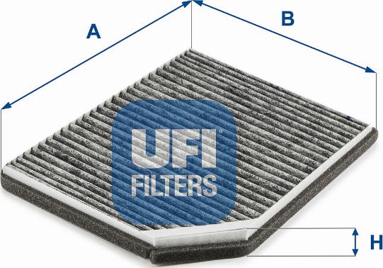 UFI 54.280.00 - Филтър купе (поленов филтър) vvparts.bg