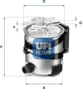 UFI 55.418.00 - Горивен филтър vvparts.bg