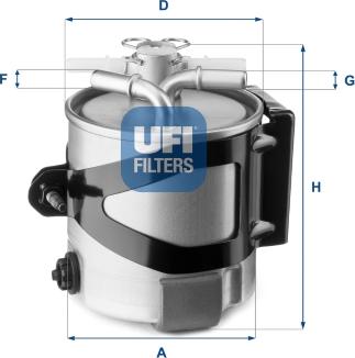 UFI 55.430.00 - Горивен филтър vvparts.bg