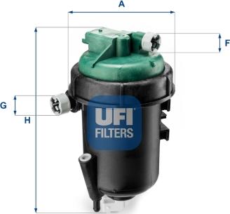 UFI 55.145.00 - Горивен филтър vvparts.bg