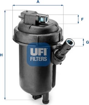 UFI 55.152.00 - Горивен филтър vvparts.bg