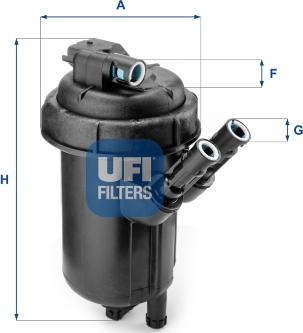 UFI 55.114.00 - Горивен филтър vvparts.bg