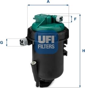 UFI 55.181.00 - Горивен филтър vvparts.bg