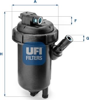 UFI 55.120.00 - Горивен филтър vvparts.bg