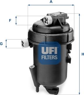 UFI 55.179.00 - Горивен филтър vvparts.bg