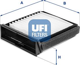 UFI 53.404.00 - Филтър купе (поленов филтър) vvparts.bg