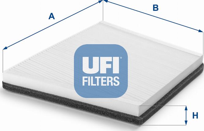 UFI 53.095.00 - Филтър купе (поленов филтър) vvparts.bg