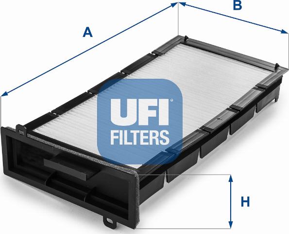 UFI 53.090.00 - Филтър купе (поленов филтър) vvparts.bg