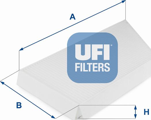 UFI 53.044.00 - Филтър купе (поленов филтър) vvparts.bg