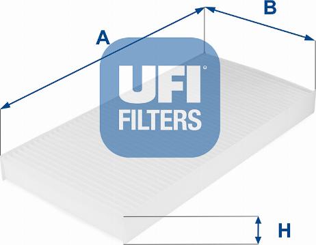 UFI 53.045.00 - Филтър купе (поленов филтър) vvparts.bg