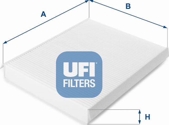 UFI 53.040.00 - Филтър купе (поленов филтър) vvparts.bg