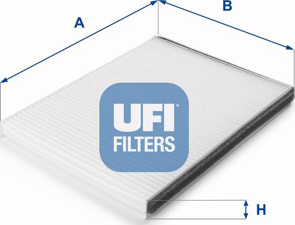 UFI 53.041.00 - Филтър купе (поленов филтър) vvparts.bg