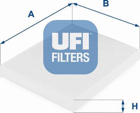 UFI 53.043.00 - Филтър купе (поленов филтър) vvparts.bg