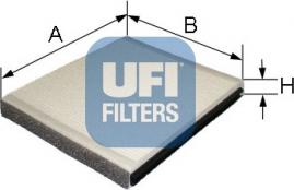 UFI 53.051.00 - Филтър купе (поленов филтър) vvparts.bg