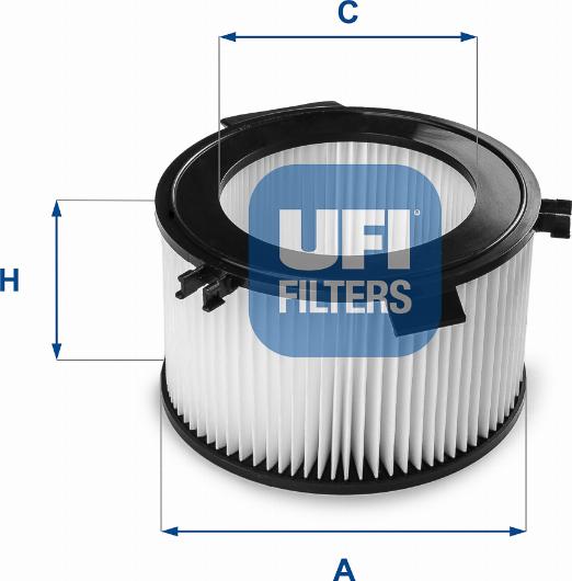 UFI 53.067.00 - Филтър купе (поленов филтър) vvparts.bg