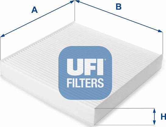 UFI 53.039.00 - Филтър купе (поленов филтър) vvparts.bg