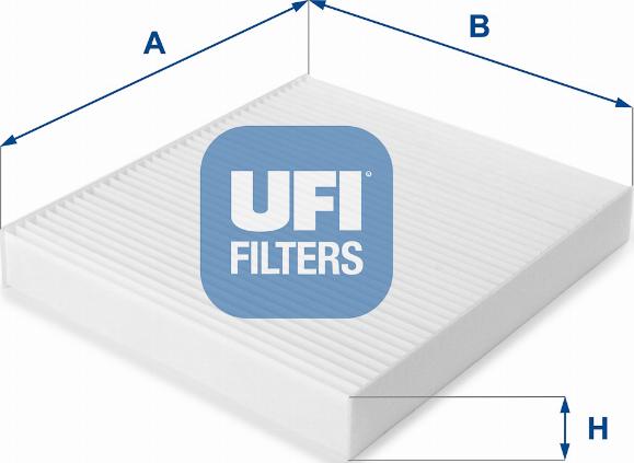 UFI 53.035.00 - Филтър купе (поленов филтър) vvparts.bg