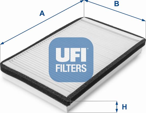 UFI 53.033.00 - Филтър купе (поленов филтър) vvparts.bg