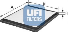 UFI 53.020.00 - Филтър купе (поленов филтър) vvparts.bg