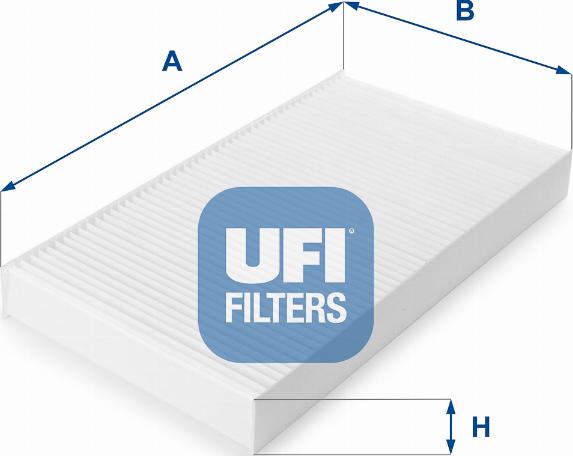 UFI 53.023.00 - Филтър купе (поленов филтър) vvparts.bg