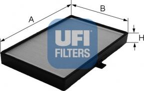 UFI 53.079.00 - Филтър купе (поленов филтър) vvparts.bg