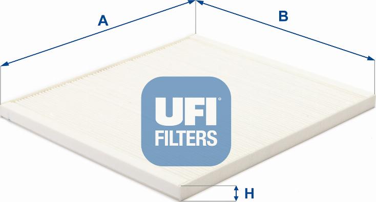 UFI 53.074.00 - Филтър купе (поленов филтър) vvparts.bg