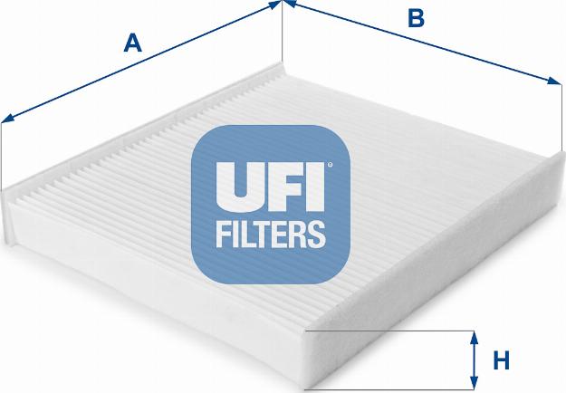 UFI 53.190.00 - Филтър купе (поленов филтър) vvparts.bg